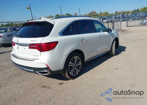 2017 Acura Mdx Technology Package из США, поврежденный, VIN 5FRYD4H55HB030122